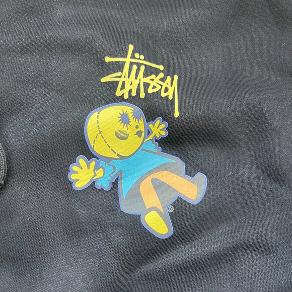 Stussy Dollie Zip Puppet Hoodie Black Hoodies - Picture 3 of 9